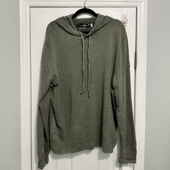 RLX Ralphh Lauren Mens Sweatshirt XL Drawstring Sweater Hoodie Washable Cashmere - Picture 4 of 13